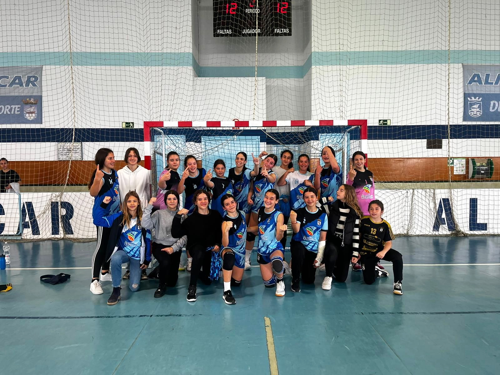 El balonmano de Almuñécar está de enhorabuena con la clasificación del equipo femenino infantil A para el Cadeba.